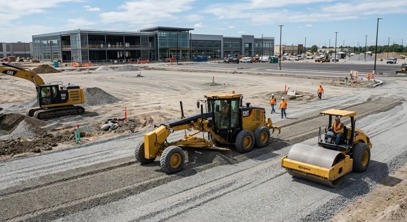 Parking Lot Gravel Repair in Layton, UT